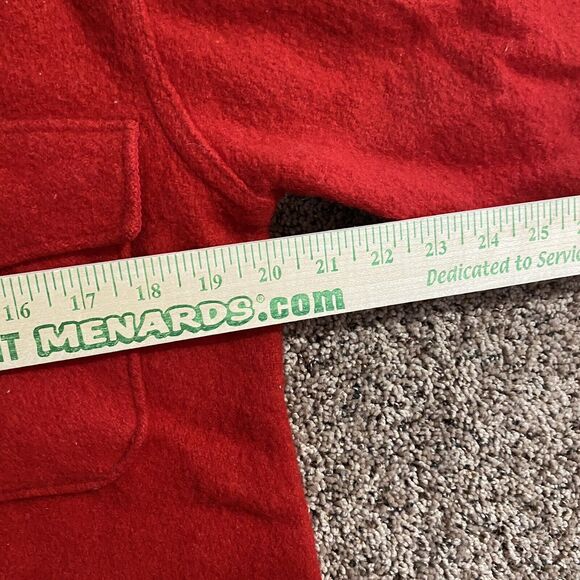 VTG Chill Chaser By Blue Top Wool Jacket Button Down Solid Red Plaid Men’s M/L - Picture 8 of 9